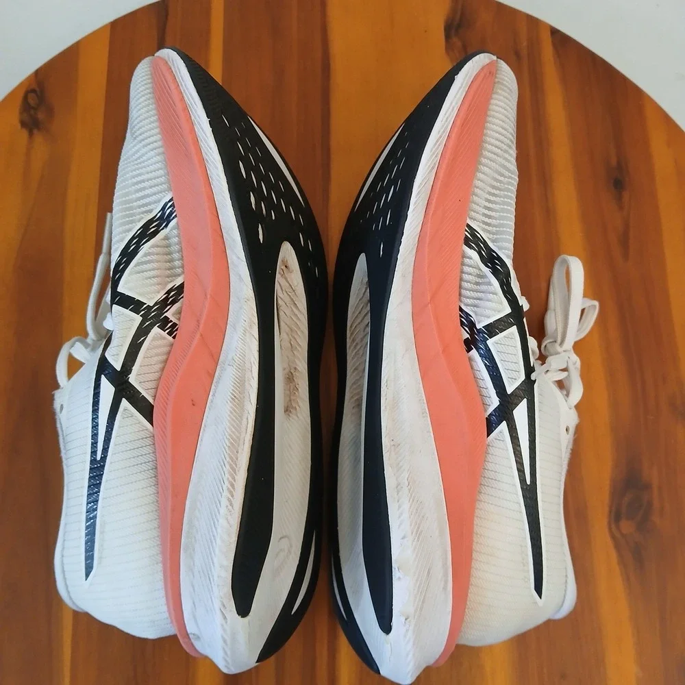 Asics Magic Speed 3 Womens 7.5 White Running‎ Shoes Sneakers 1012B518 FF Blast+